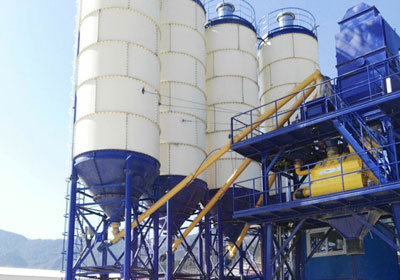 hydraulic concrete mixing plant