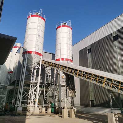 AGICO commercial concrete batching plant project
