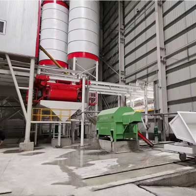 AGICO infrastructure concrete batching plant project