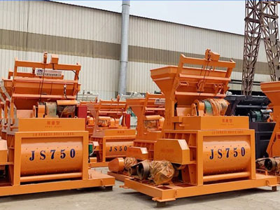 twin shaft concrete mixer