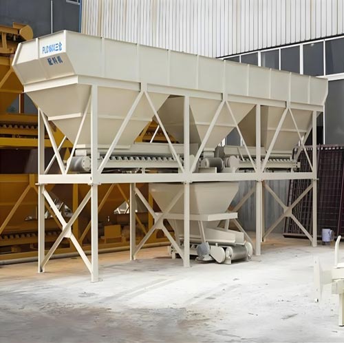Aggregate batching system for AGICO central mix concrete plant
