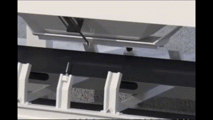 aggregate hopper working process