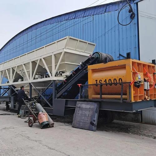 portable batch plant for short project contract