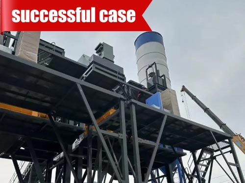 dry mixing concrete batch plant