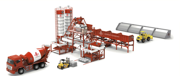 Moisture and recipe control equipment in an AGICO precast batching plant