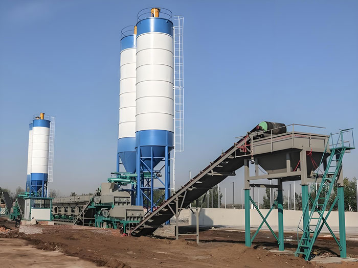 90m³/h concrete mixing plant