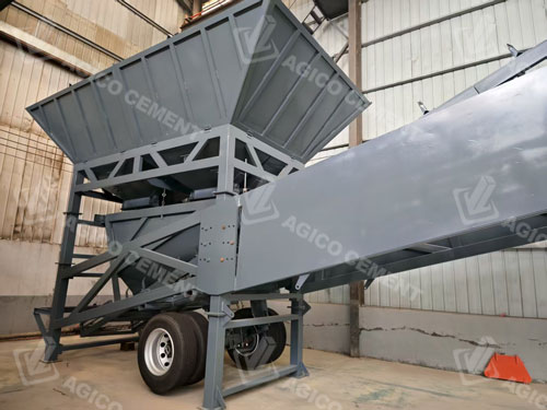 mobile compact concrete batching plant