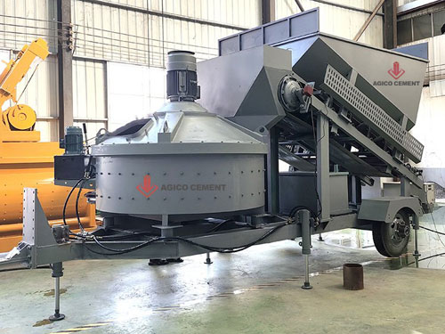 mobile ready mix concrete plant