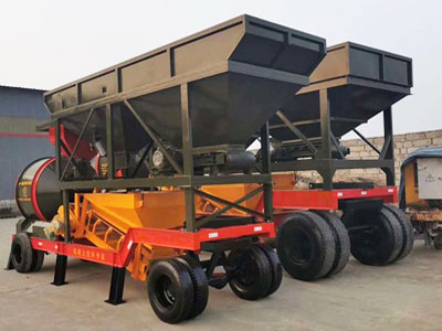 mobile ready mix concrete plant for commercial supply