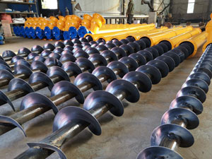 screw conveyor cement mixing