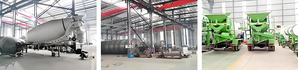 small batch concrete truck