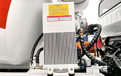 small mixer truck cooling