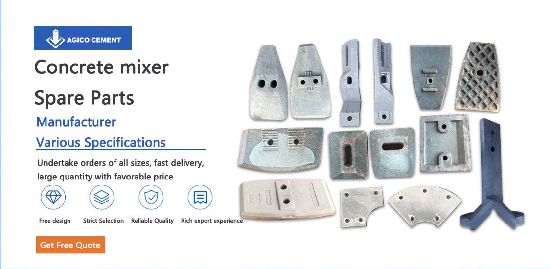 concrete mixer spare parts