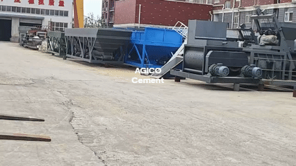 wet batching plant mixer