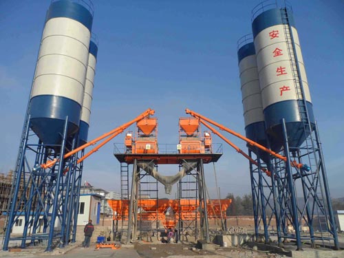 wet concrete batch plant