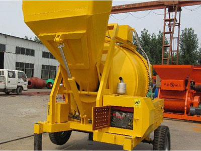 self loading concrete machine