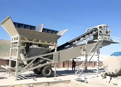 compact truck mounted concrete batching plant