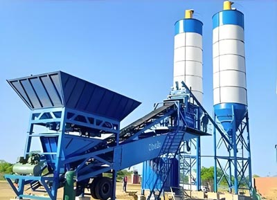 medium truck mounted concrete batching plant