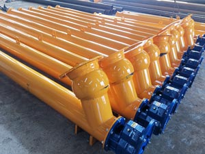 UHPC batching and mixing plant screw conveyor