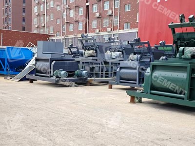 big concrete mixer storage