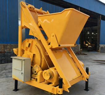 single shaft concrete mixing machine