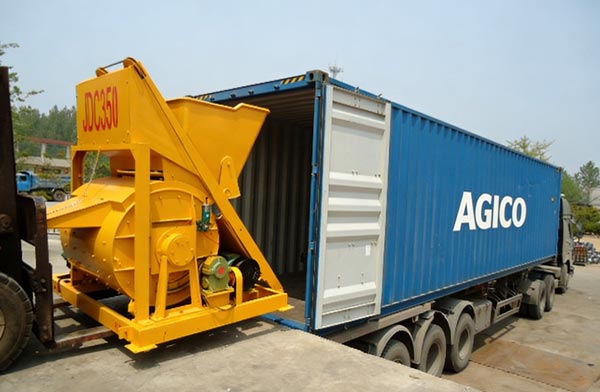 single shaft mixer delivery