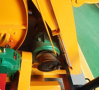 single shaft mixer elevate device