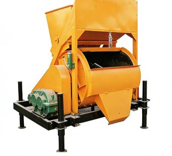 single shaft batching plant concrete mixer