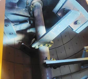 single shaft mixer mixing parts