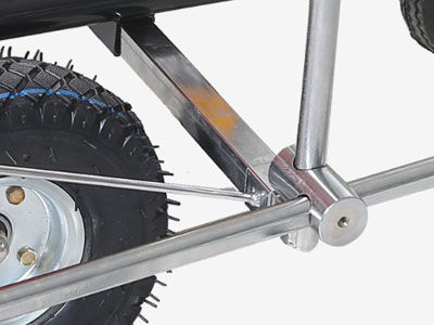 tilt drum mixer frame