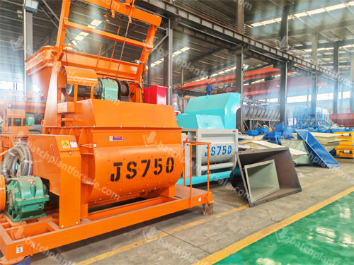 batching plant mixer twin shaft