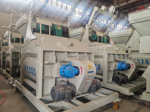 twin shaft plant mixer