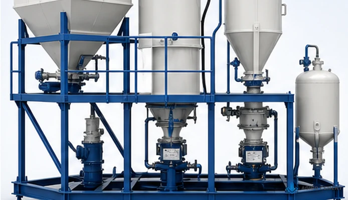 Independent aggregate, cement, water and admixture weighing system